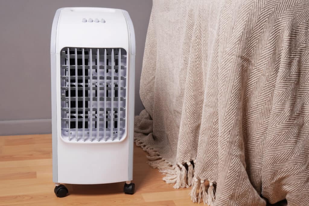 How much electricity does a portable AC use?