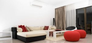 How big a room will a 2.5 KW air conditioner cool?